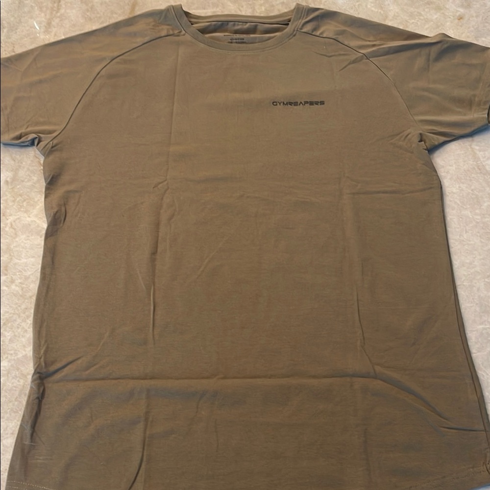 Green Short Sleeve Crew Neck Tee